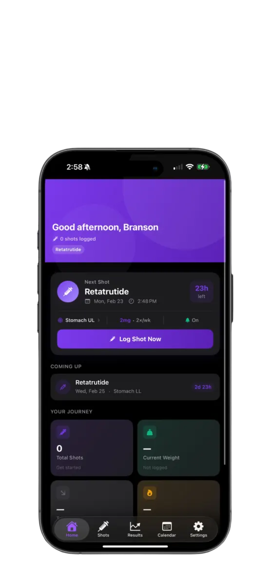 PeptideStack dashboard