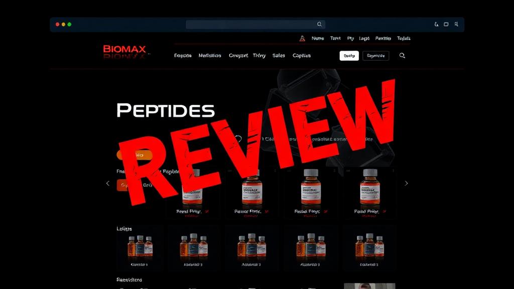 Biomax Peptides review 2026 homepage analysis and vendor evaluation