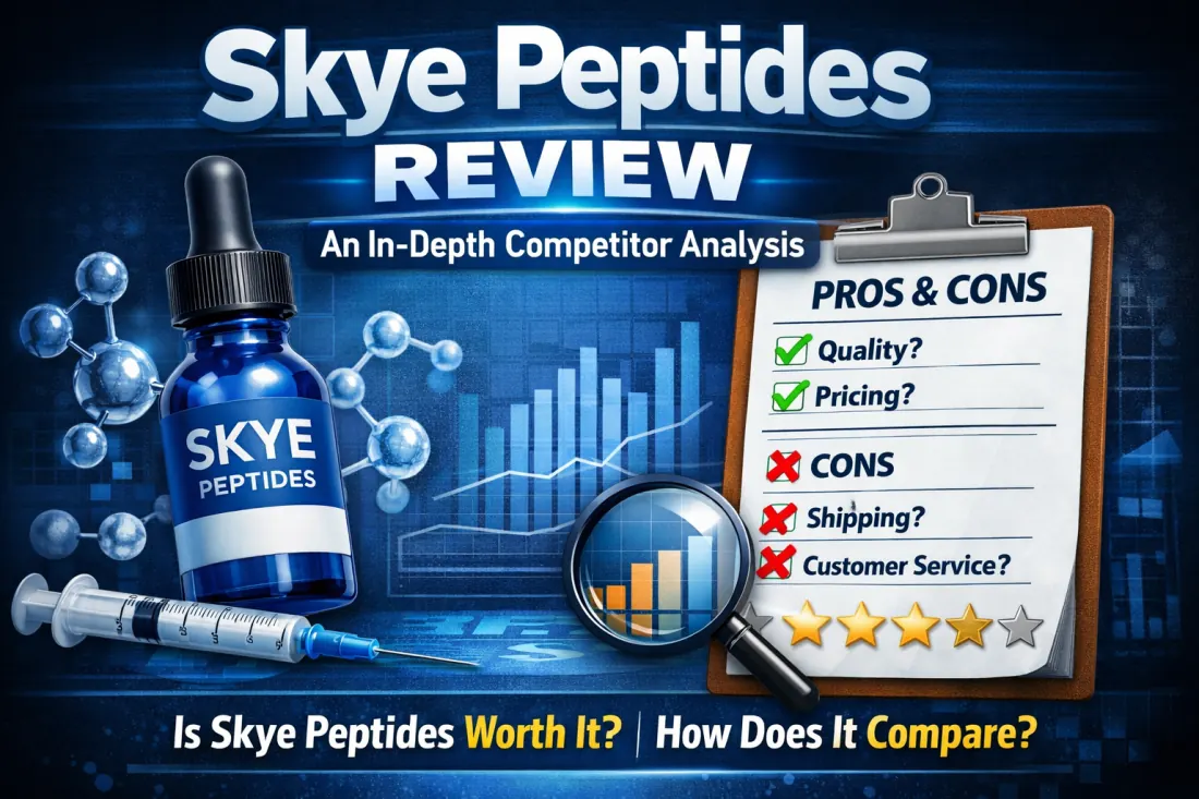 Skye Peptides review 2026 homepage analysis and vendor evaluation